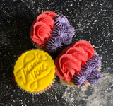 Thank You Cake Embosser Stamp