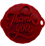 Thank You Cake Embosser Stamp