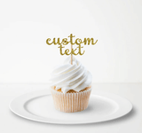 Custom Cupcake Topper - Personalised Touch for Delightful Treats x6