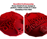 Happy Easter Cookie Embosser Stamp Single used for pressing fondant icing and cake embossing