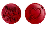 Happy Valentine’s Day Cookie Embosser Stamp used for pressing fondant icing and cake embossing